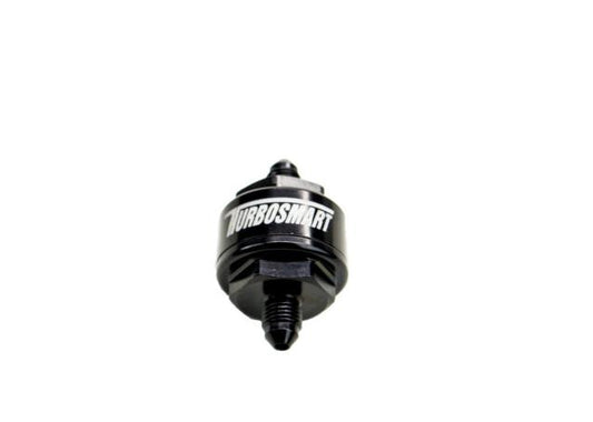 Turbosmart Turbosmart Billet Turbo Oil Feed Filter 44m -4 AN (Black)