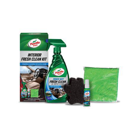 Turtle Wax Power Out Interior Fresh Clean 4pc Kit