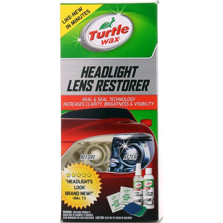 Turtle Wax 2in1 Headlight & Lens Restorer Kit