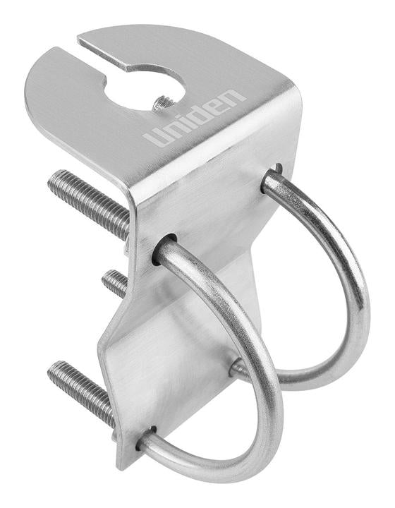 Uniden Glossy Stainless Steel Bull Bar Mount With Cable Slot