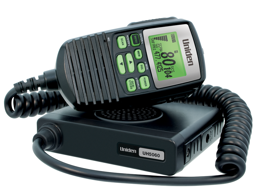 Uniden Mini Compact Size UHF With Remote Mic & Large LCD
