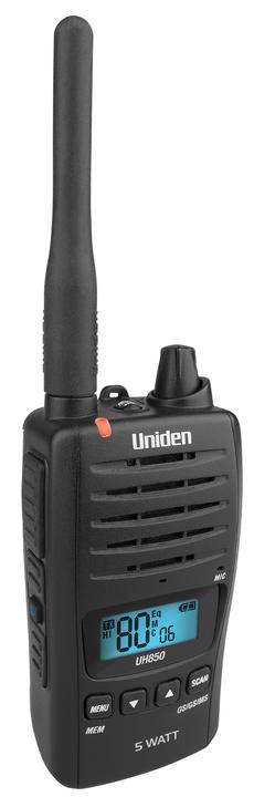 Uniden 5 Watt UHF Waterproof CB Handheld Radio UH850