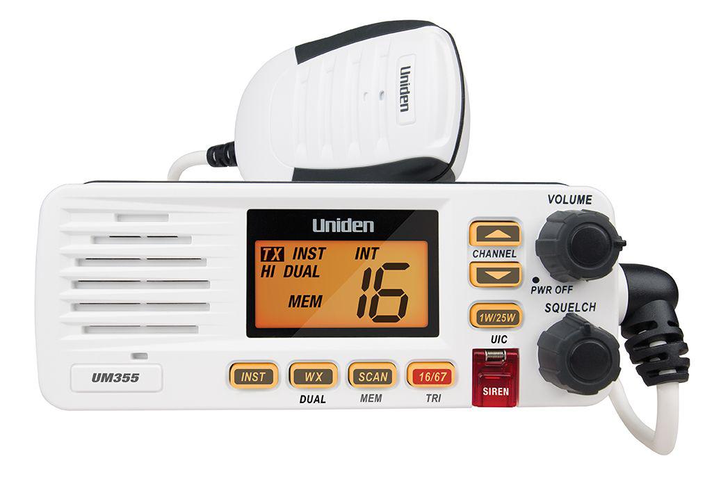 Uniden VHF Splashproof Marine Radio
