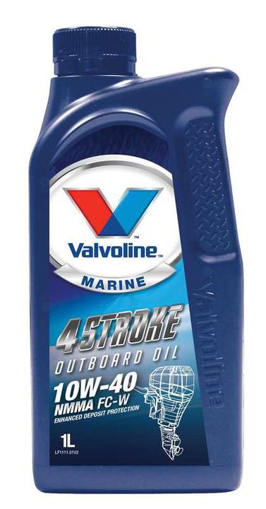 Valvoline 4 Stroke Marine Outboard Engine Oil 10W-40 NMMA FC-W 1L 1111.01