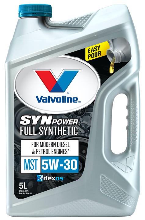 Valvoline Full Synthetic SynPower MST Engine Oil 5W-30 5L 1186.05