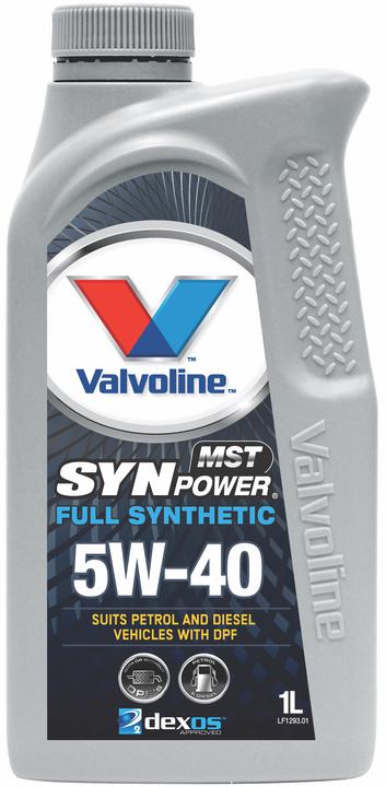 Valvoline Full Synthetic SynPower MST Engine Oil 5W-40 1L 1293.01