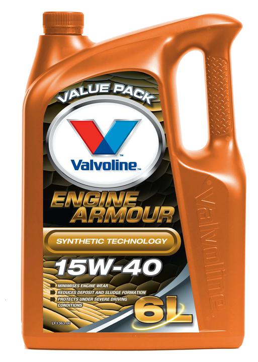 Valvoline Semi Synthetic Engine Armour Engine Oil 15W-40 6L