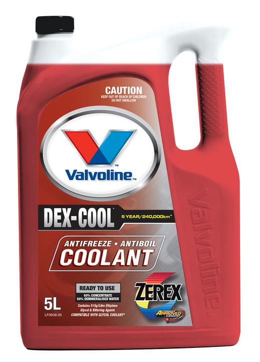 Valvoline Coolant Zerex Dex-Cool Premix 5L