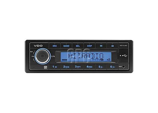 VDO Radio Tuner 12V 4x41W w/AM/FM/USB/AUX/MP3/WMA 101.270
