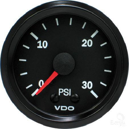 VDO Boost Gauge Mechanical (0-30 psi) 52mm Round 150077011