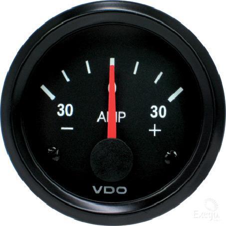 VDO Ammeter (-30 0 30) Range 52mm Round 190077006