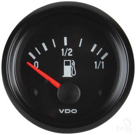 VDO Fuel Gauge Float Arm Sender 10-180 ohms 24V 52mm Round 301040001