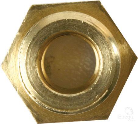 VDO Adaptor Brass Internal Thread 1/8in.-27NPTF External Thread 5/8in.-18UNF 20mm Long 320.052