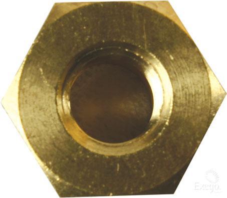 VDO Adaptor Brass Internal Thread 1/8in.-27NPTF External Thread 5/8in.-18UNF 20mm Long 320.052