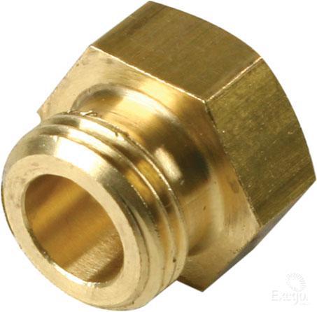 VDO Adaptor Brass Internal Thread 1/8in.-27NPTF External Thread 5/8in.-18UNF 20mm Long 320.052