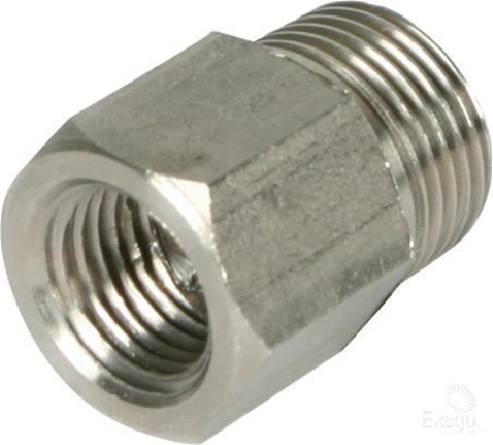 VDO Adaptor SS Internal Thread 1/4in.-18NPTF External Thread 3/8in. BSPT 320.075