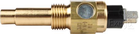 VDO Temperature Sender & Switch 0-120deg C 5/8in.-18UNF Blade Terminal 40mm Long 323803001002D