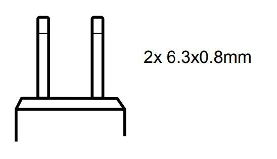 VDO Temperature Sender M18x1.5 120deg C Insulated Return 29mm Long 323805001015N