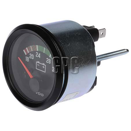 VDO Voltmeter Gauge Analogue 18-32V Range 24V 52mm Round 332040001