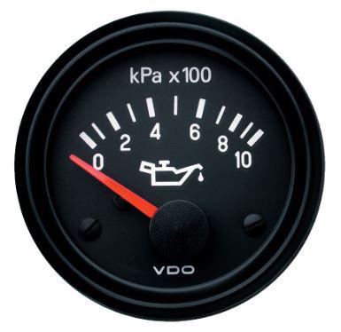 VDO Pressure Elec 10Bar 10-180 ohms 24V 52mm Round 350020001