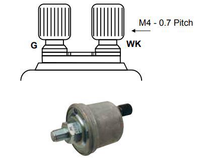 VDO Oil/Air Pressure Sender & Switch 0-10Bar M10x1.0 10-180 ohms 360081030039C