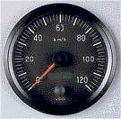 VDO Speedometer 0-125km 140mm Round 24V 437025002
