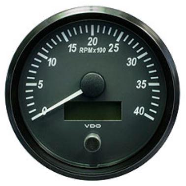 VDO Tachometer Elec 0-5000 RPM 100mm Round A2C3832790030