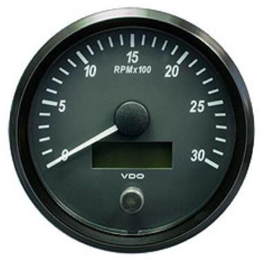 VDO Tachometer Elec 0-3000 RPM 100mm Round A2C3832810030