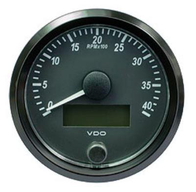 VDO Tachometer Elec 0-3000 RPM 80mm Round A2C3832990030
