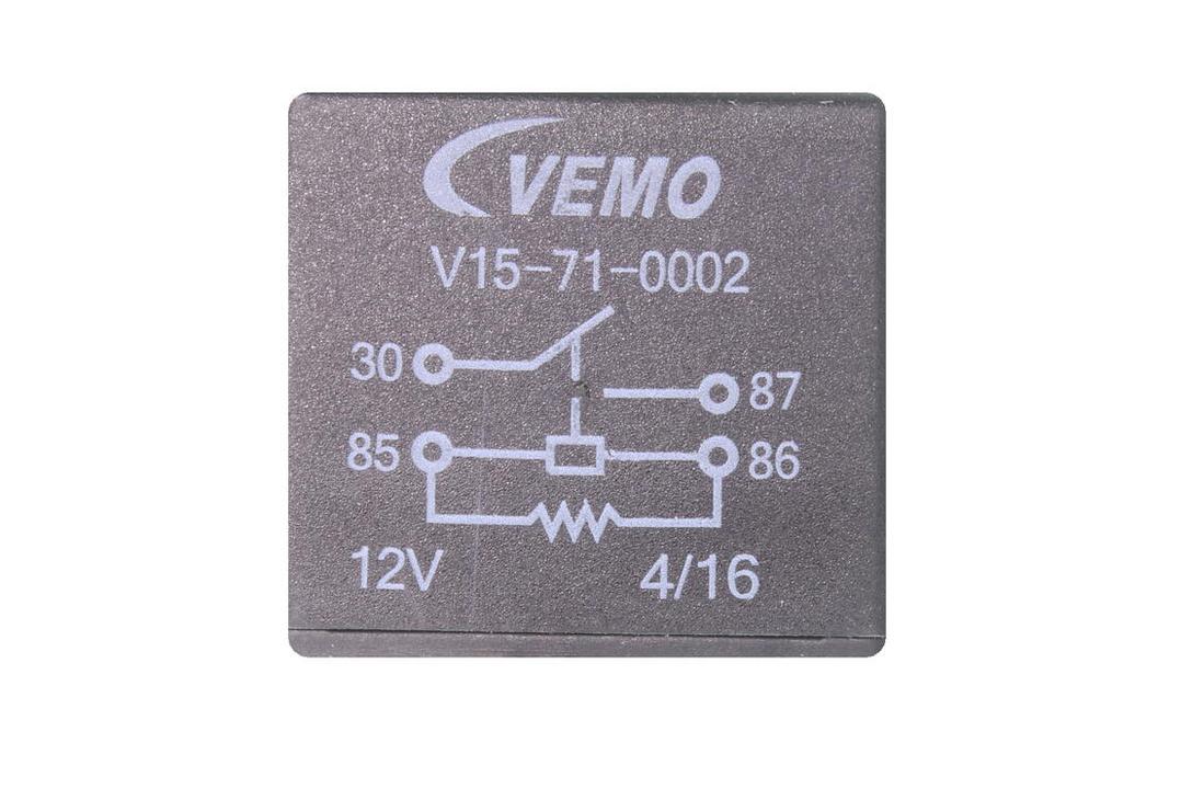 VEMO Radiator Fan Relay V15-71-0002