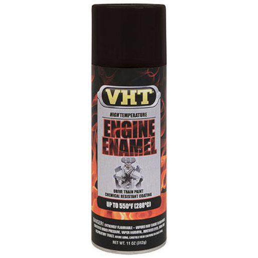 VHT Aerosol Spray Engine Enamel Paint Satin Black 312g SP139