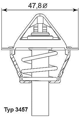 WAHLER Thermostat 3457.90D