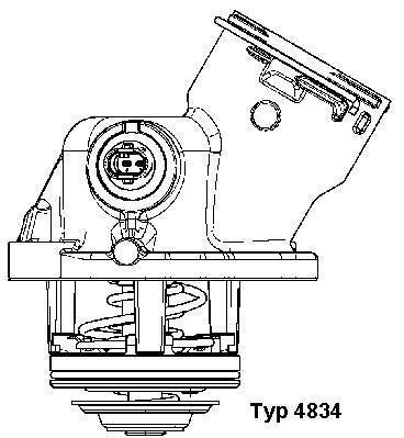 WAHLER Thermostat 4834.100D