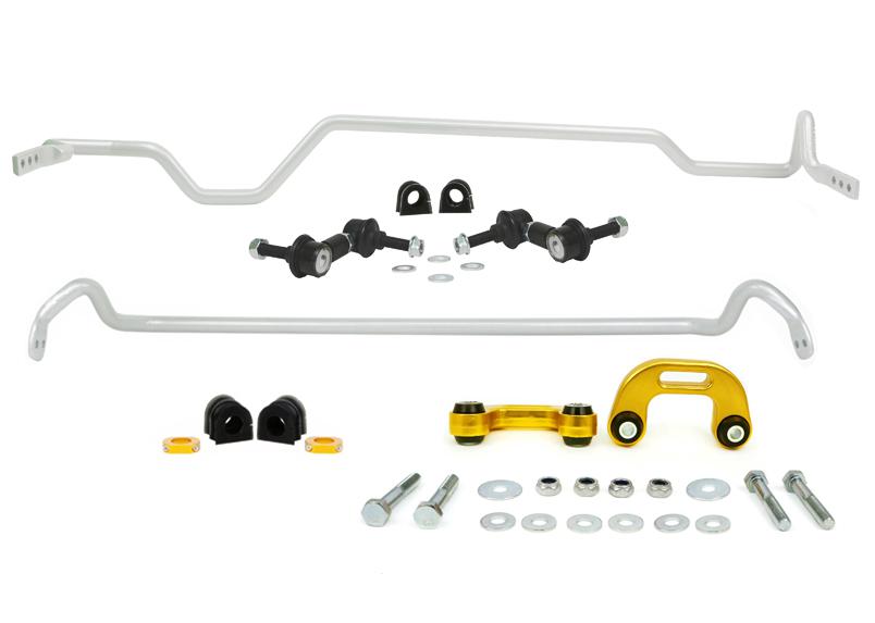 Whiteline BSK007 Sway Bar Kit Front & Rear fits Subaru WRX & STI Sedan 2002-07