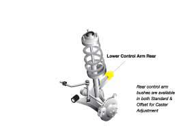 Whiteline KCA469 Control Arm Lower Inner Rear Double Offset Bush Kit