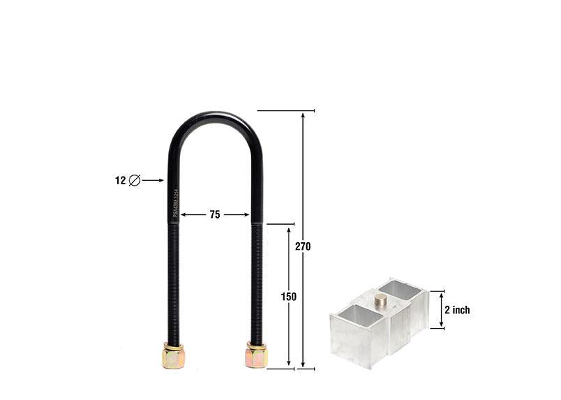 Whiteline KLB101-20 Lowering Blocks 2.0