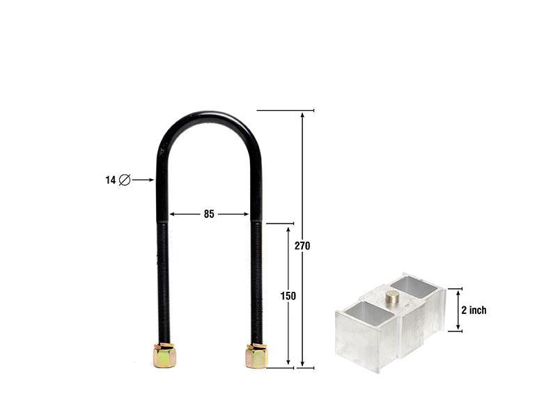 Whiteline KLB103-20 Lowering Blocks 2.0