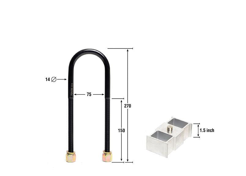 Whiteline KLB106-15 Lowering Blocks 1.5