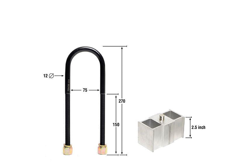 Whiteline KLB107-25 Lowering Blocks 2.5