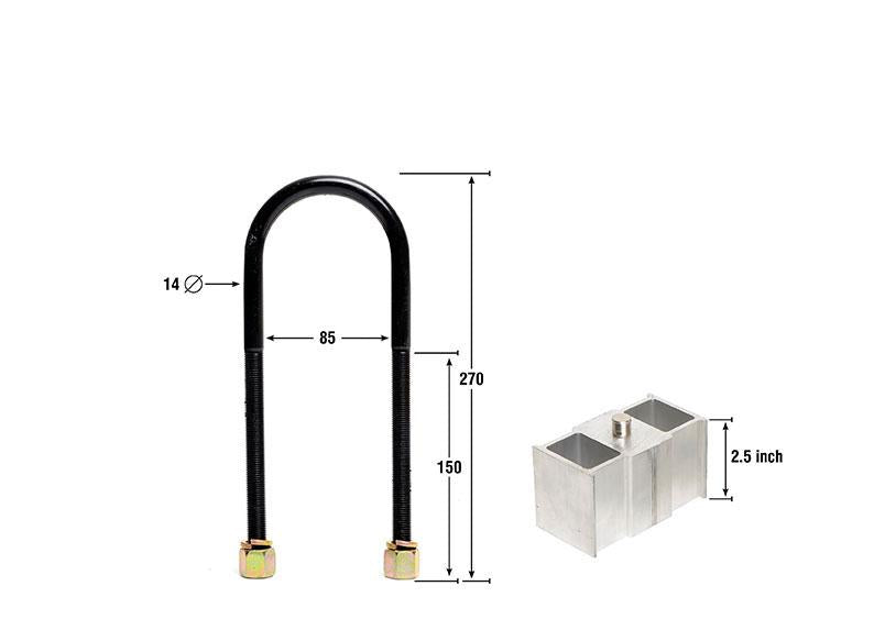 Whiteline KLB108-25 Lowering Blocks 2.5