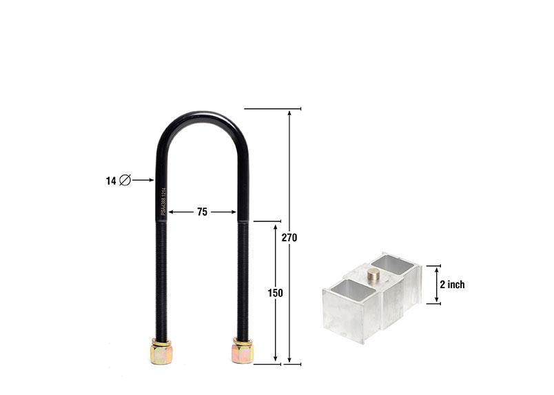 Whiteline KLB111-20 Lowering Blocks 2.0