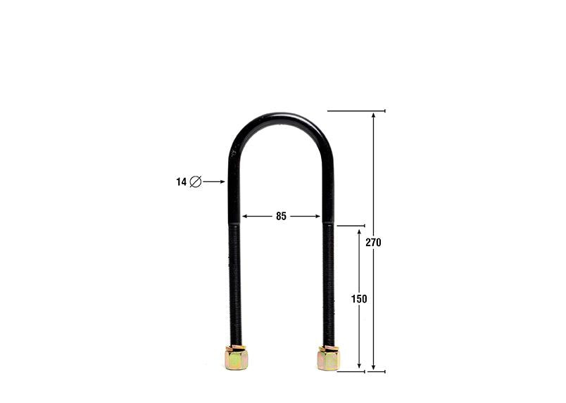 Nolathane U Bolt Round Top 47809