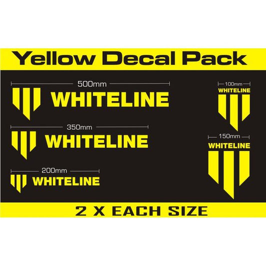 Whiteline KWM001 Decal Pack - Yellow