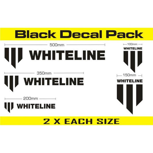 Whiteline KWM002 Decal Pack - Black