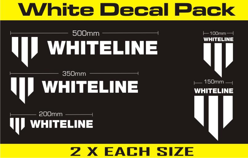 Whiteline KWM004 Decal Pack - White