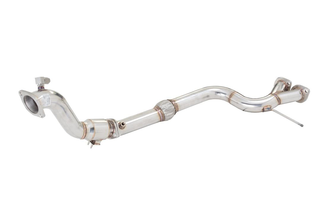 XFORCE Dump Pipe & Cat SS 2.5"" fits Ford Mustang 2.3L 15-20
